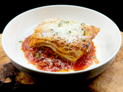 Pork Bolognese Lasagna